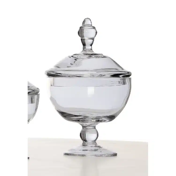 Bombonera Cristal Isabela, Clásica (15dx26 cm)