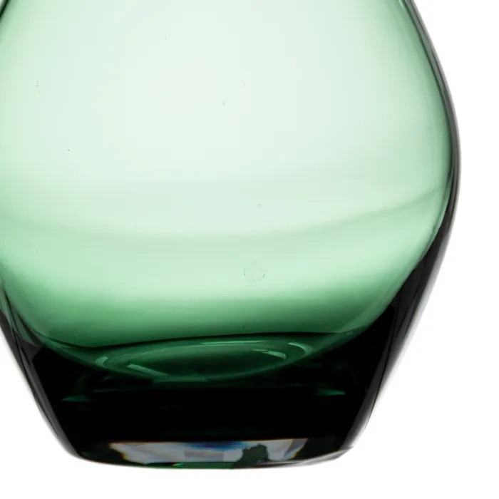 Jarrón Cristal Ánfora Verde (10dx28 cm) - Imagen 4